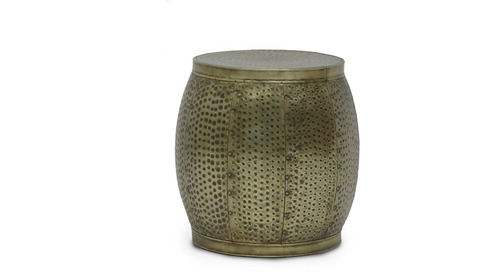 Chandri Round Brass Side Table Large 